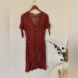 Knee length cotton dress